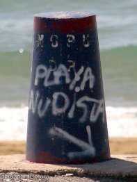 Nudista Bollard