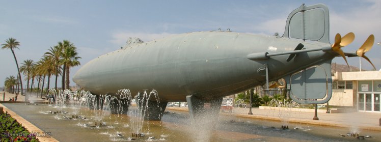 Peral's submarine at Cartagena